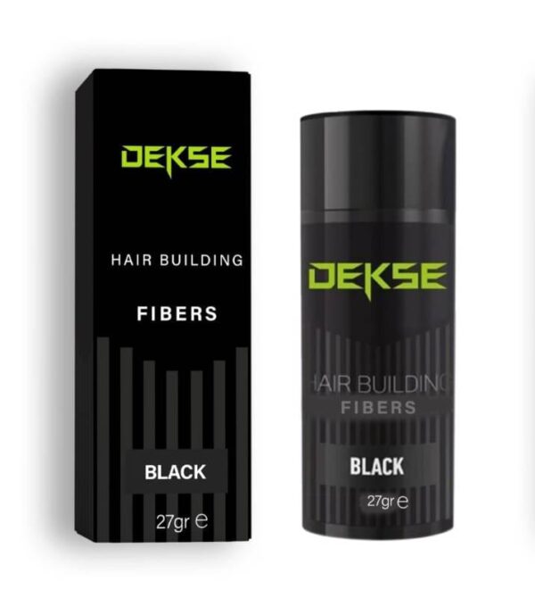 KABUTO KATANA DEKSE HAIR BUILDING FIBERS BLACK - zagęszczacz włosów 27 g